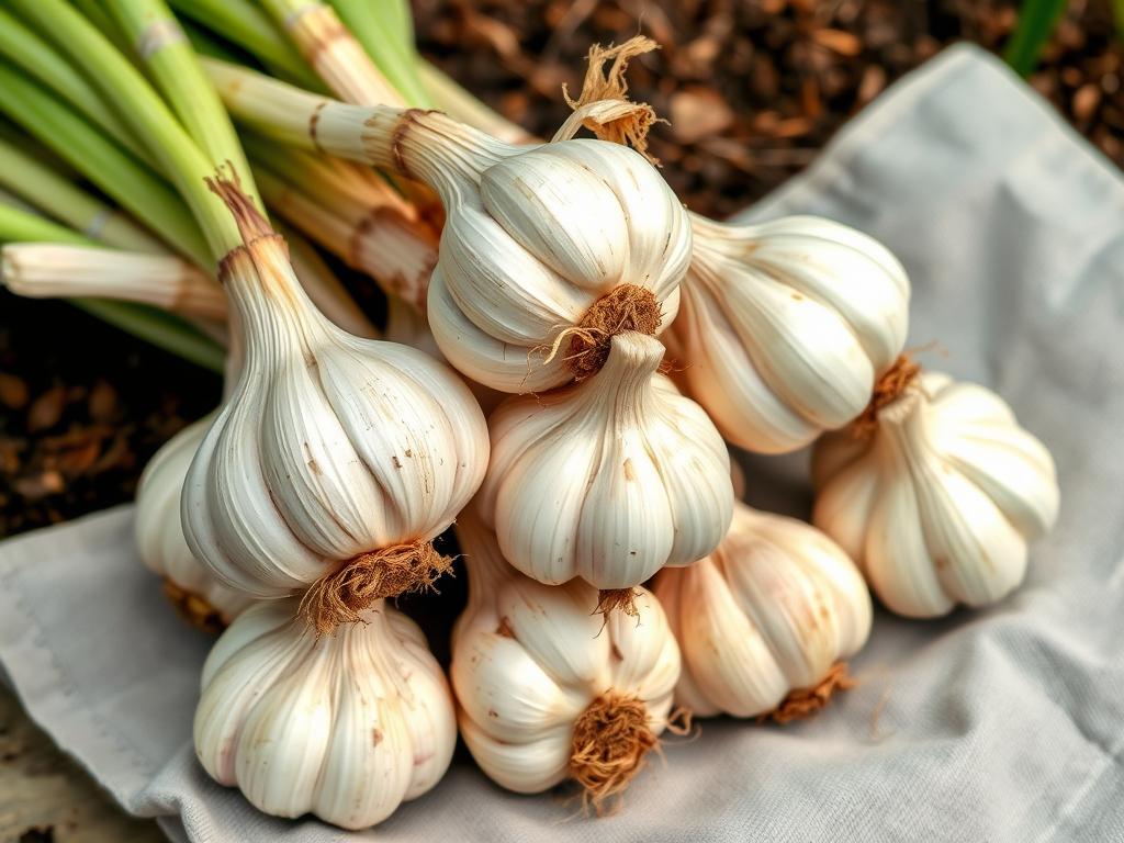 Cebulki czosnku ozdobnego przygotowane do sadzenia Cebulki czosnku ozdobnego przygotowane do sadzenia