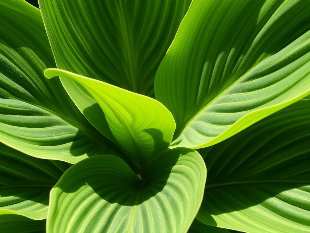 Funkia o grubych, woskowanych liściach odporna na słońce