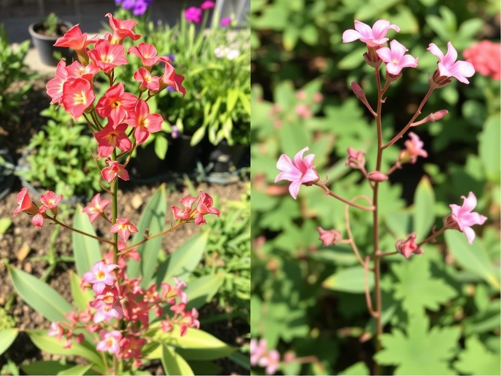 Gaura przycinanie na zimę - porównanie prawidłowo i nieprawidłowo pielęgnowanej rośliny