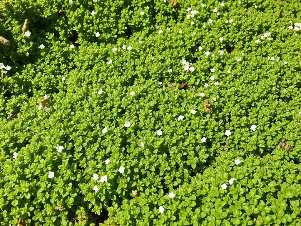 Karmnik ościsty jako alternatywa dla trawnika na słonecznym stanowisku