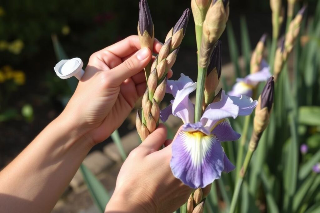 Kosaciec syberyjski po przekwitnięciu - usuwanie przekwitłych kwiatostanów Kosaciec syberyjski po przekwitnięciu - usuwanie przekwitłych kwiatostanów