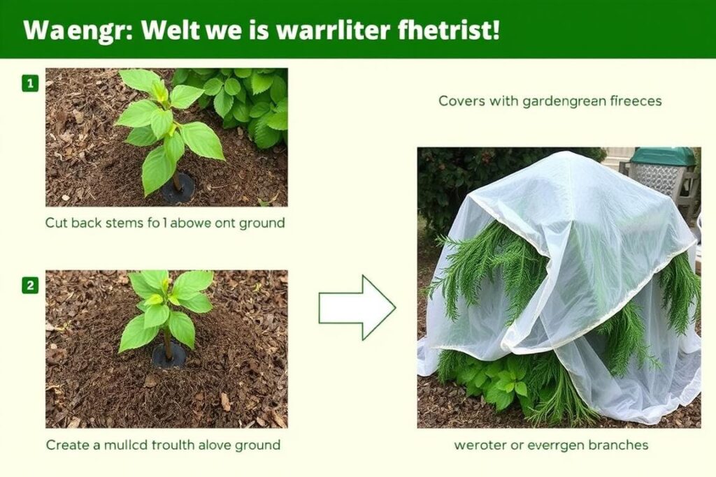 Prawidłowe zabezpieczenie hibiskusa bagiennego na zimę