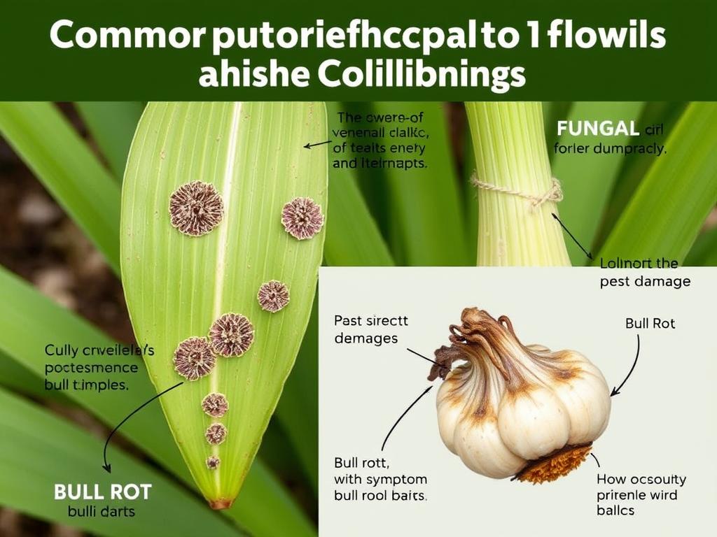 Problemy z czosnkiem ozdobnym - choroby i szkodniki Problemy z czosnkiem ozdobnym - choroby i szkodniki