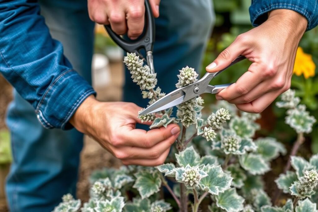 Przycinanie czyśćca wełnistego w ogrodzie