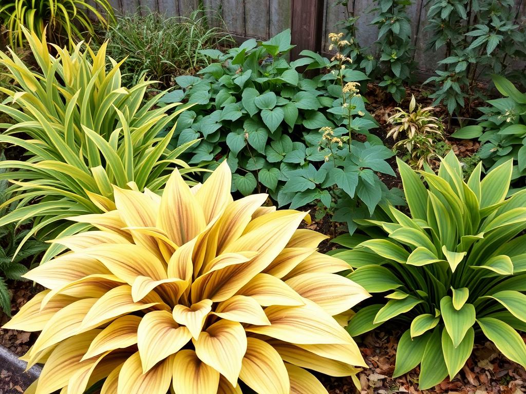 Przygotowanie funkii do zimy na słonecznym stanowisku