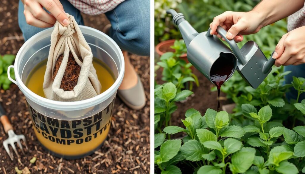Przygotowanie i wykorzystanie wyciągów z kompostu w ogrodzie