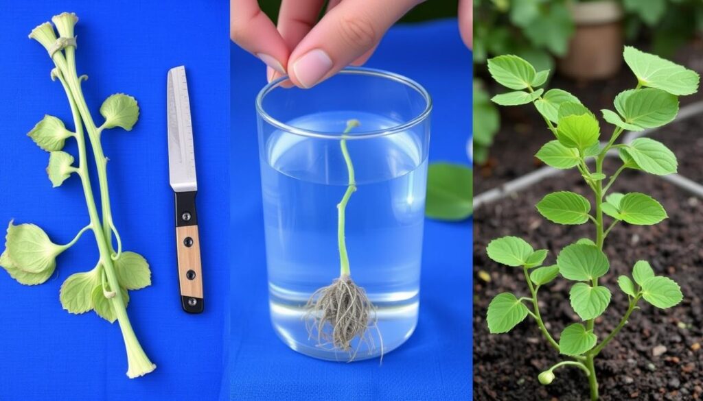 Rozmnażanie hortensji bukietowej z sadzonek zdrewniałych - etapy ukorzeniania