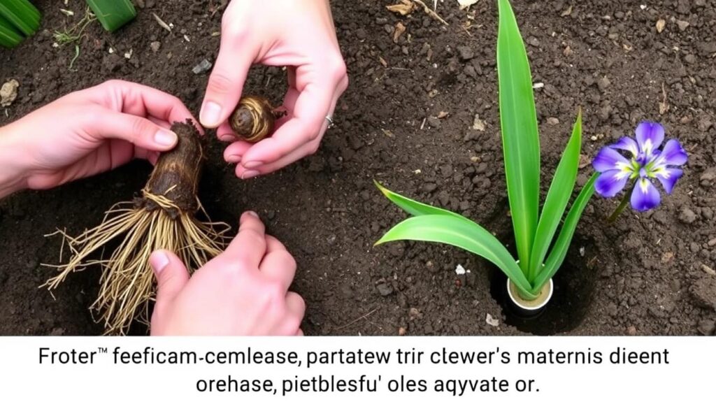 Sadzenie irysa syberyjskiego krok po kroku - prawidłowa głębokość Sadzenie irysa syberyjskiego krok po kroku - prawidłowa głębokość