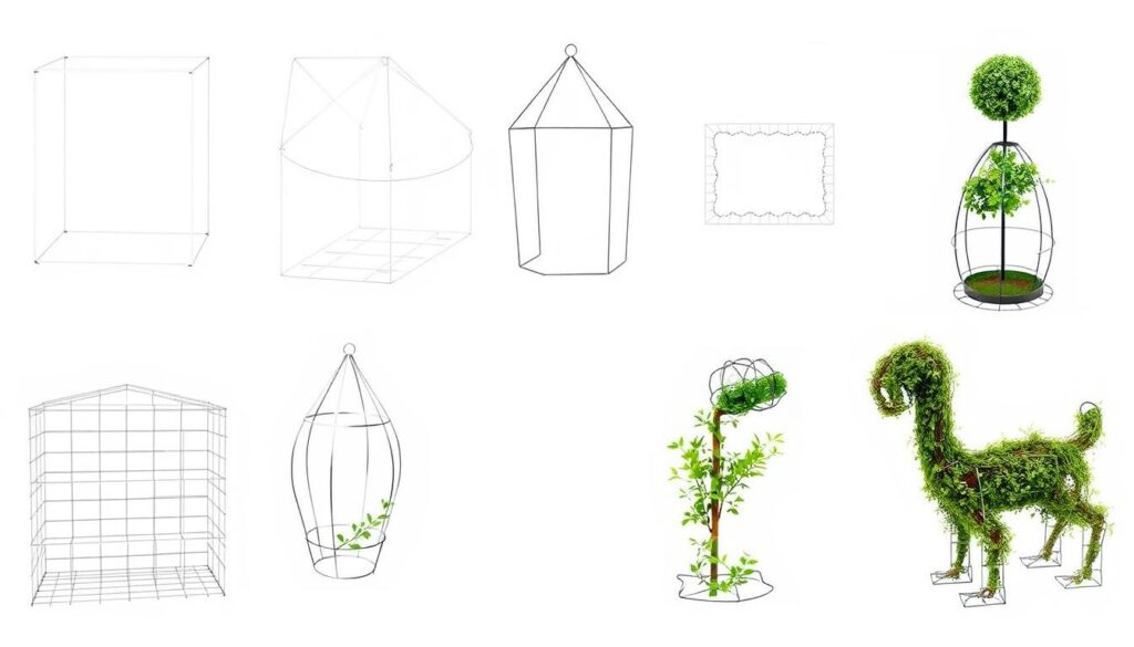 Stelaże do formowania roślin - topiary co to