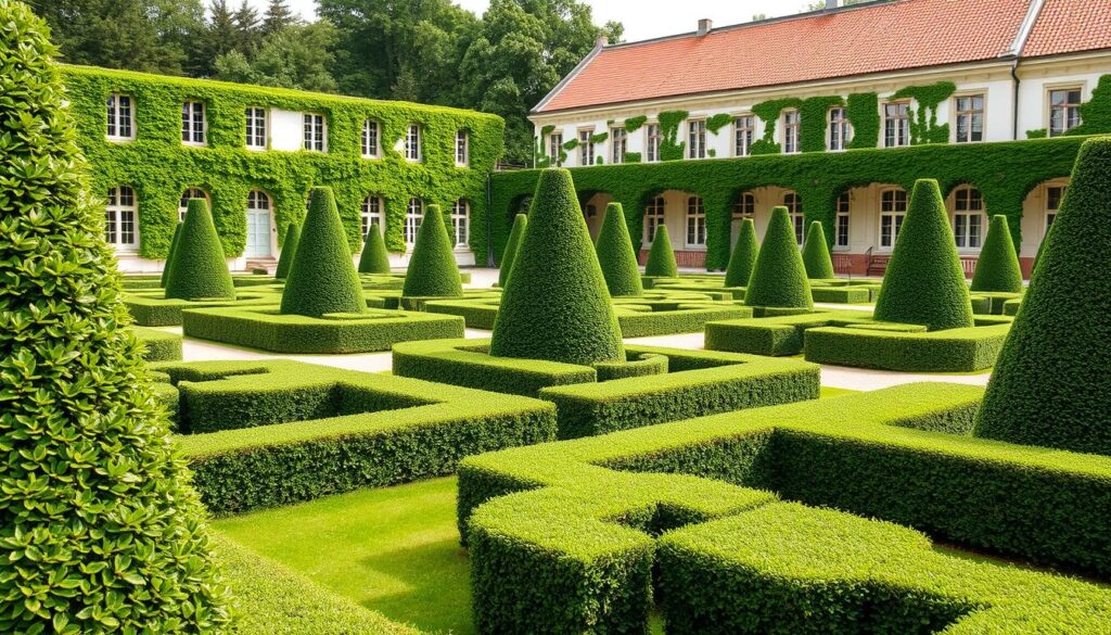 Topiary w polskim ogrodzie pałacowym - topiary co to