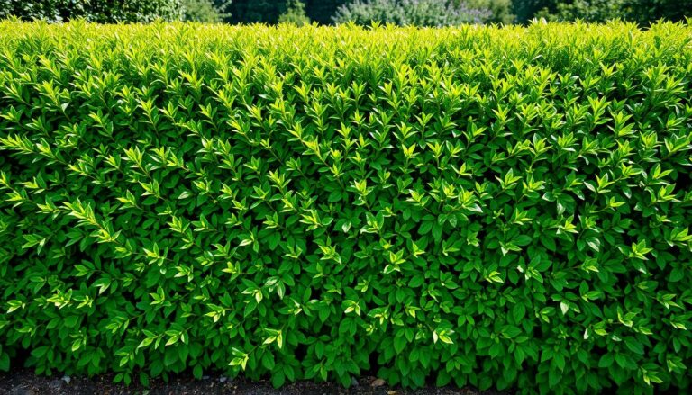 Żywopłot z grabu w ogrodzie - gęsty, zielony szpaler