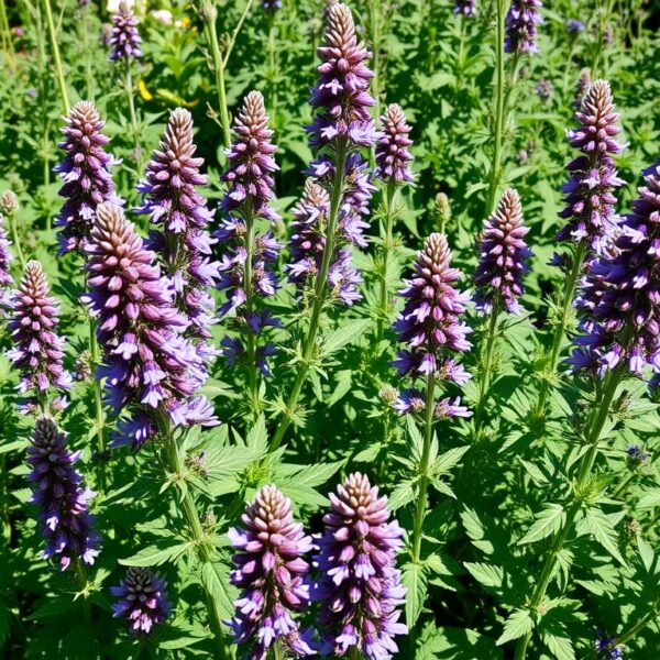 kocimiętka w ogrodzie zdjęcia - różne odmiany kocimiętki kwitnące w ogrodzie